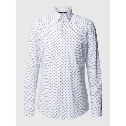 Zdjęcie Koszula biznesowa o kroju slim fit z kołnierzykiem typu kent