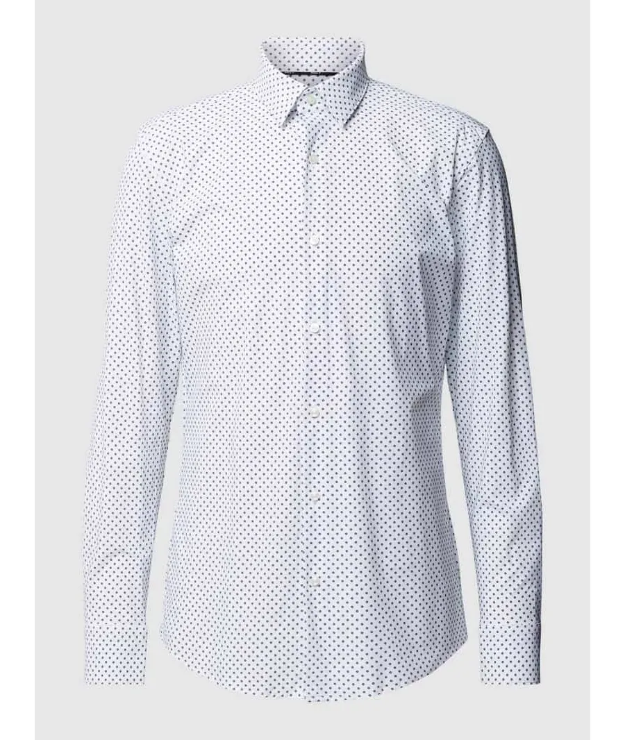 obrazek 1 Koszula biznesowa o kroju slim fit z kołnierzykiem typu kent