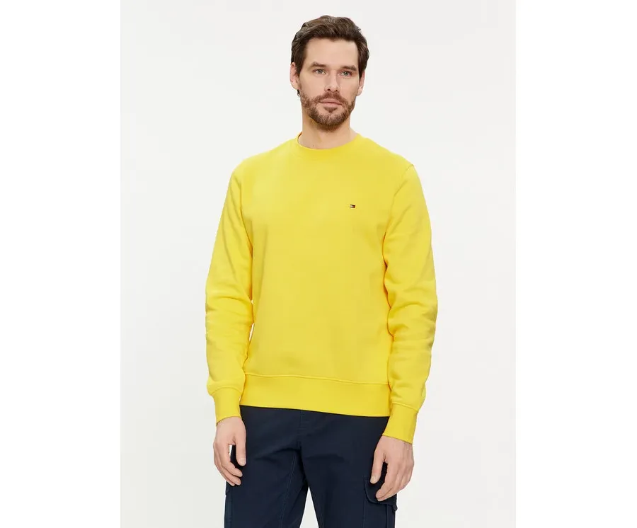 obrazek 1 Tommy Hilfiger Bluza Flag Logo MW0MW32735 Żółty Regular Fit