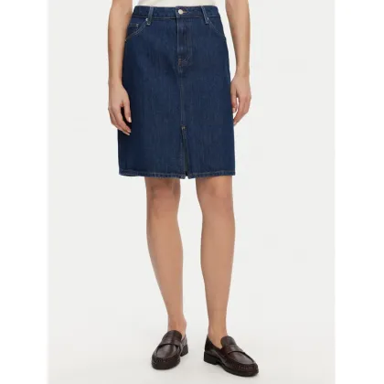 Zdjęcie Tommy Hilfiger Spódnica jeansowa WW0WW44390 Granatowy Regular Fit