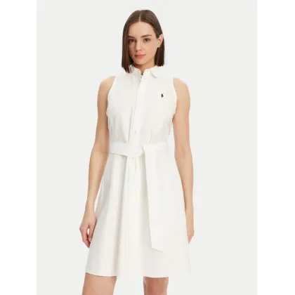 Zdjęcie Polo Ralph Lauren Sukienka koszulowa 211906437001 Biały Regular Fit