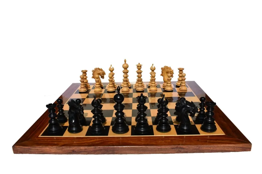 obrazek 3 Wyśmienity zestaw z matowym wykończeniem do gry w szachy - The Chess Empire