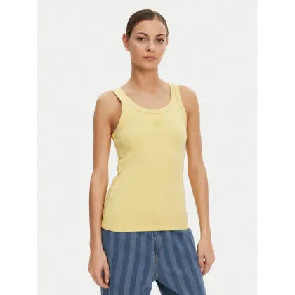 Zdjęcie HUGO Top Datamia 50514489 Żółty Slim Fit
