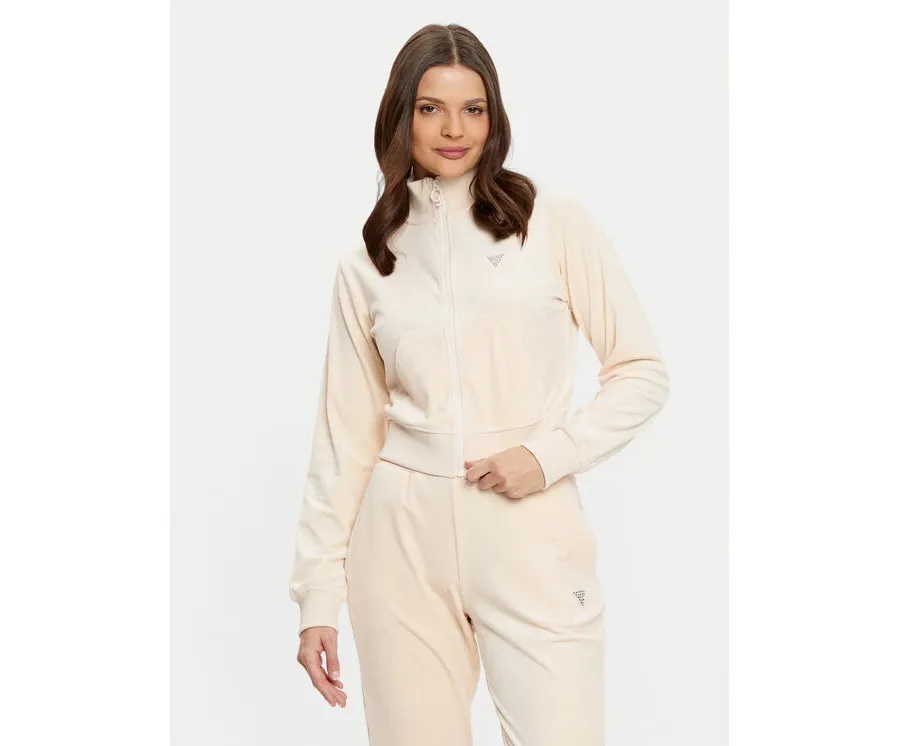 obrazek 1 Guess Bluza V3BQ22 KBXI2 Écru Regular Fit