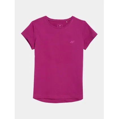 Zdjęcie 4F T-Shirt 4FJAW23TTSHF0816 Różowy Regular Fit