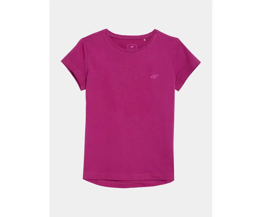 obrazek 1 4F T-Shirt 4FJAW23TTSHF0816 Różowy Regular Fit