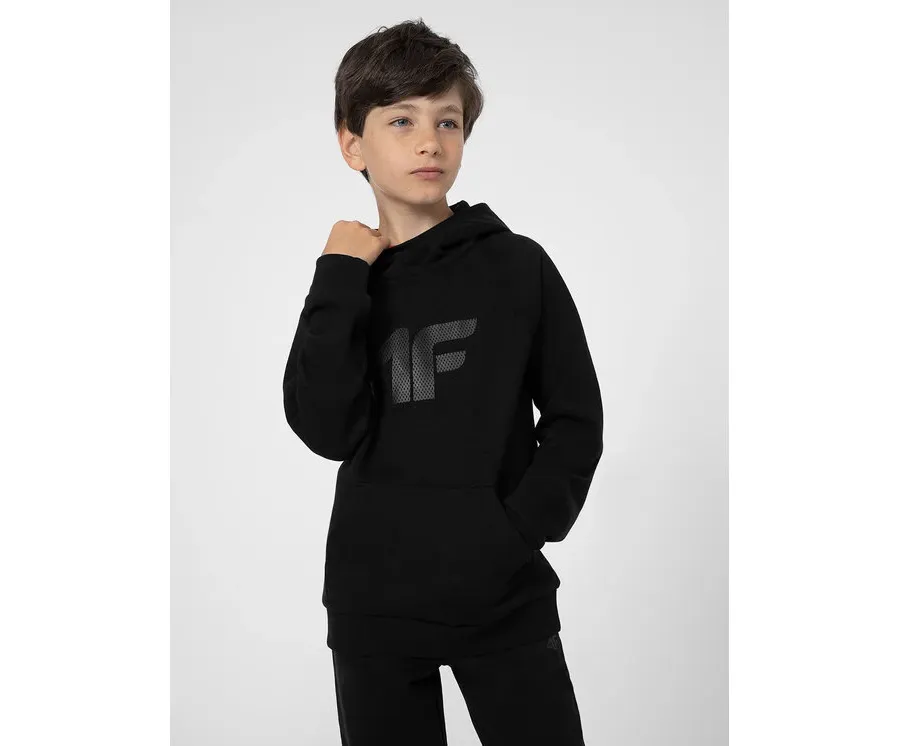obrazek 1 4F Bluza 4FJSS23TSWSM220 Czarny Regular Fit