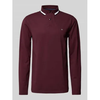 Zdjęcie Sweter z dzianiny z kołnierzykiem polo