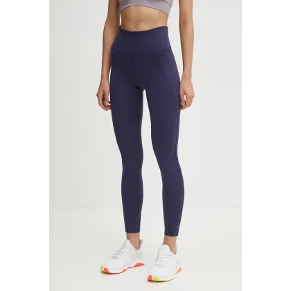 Zdjęcie Reebok Classic legginsy treningowe Lux HS4706 kolor granatowy gładkie 100027322