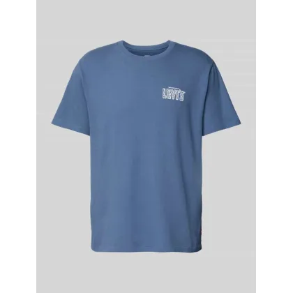 Zdjęcie T-shirt o luźnym kroju z nadrukiem z logo
