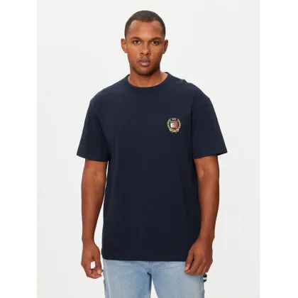 Zdjęcie Tommy Jeans T-Shirt DM0DM19687 Granatowy Regular Fit