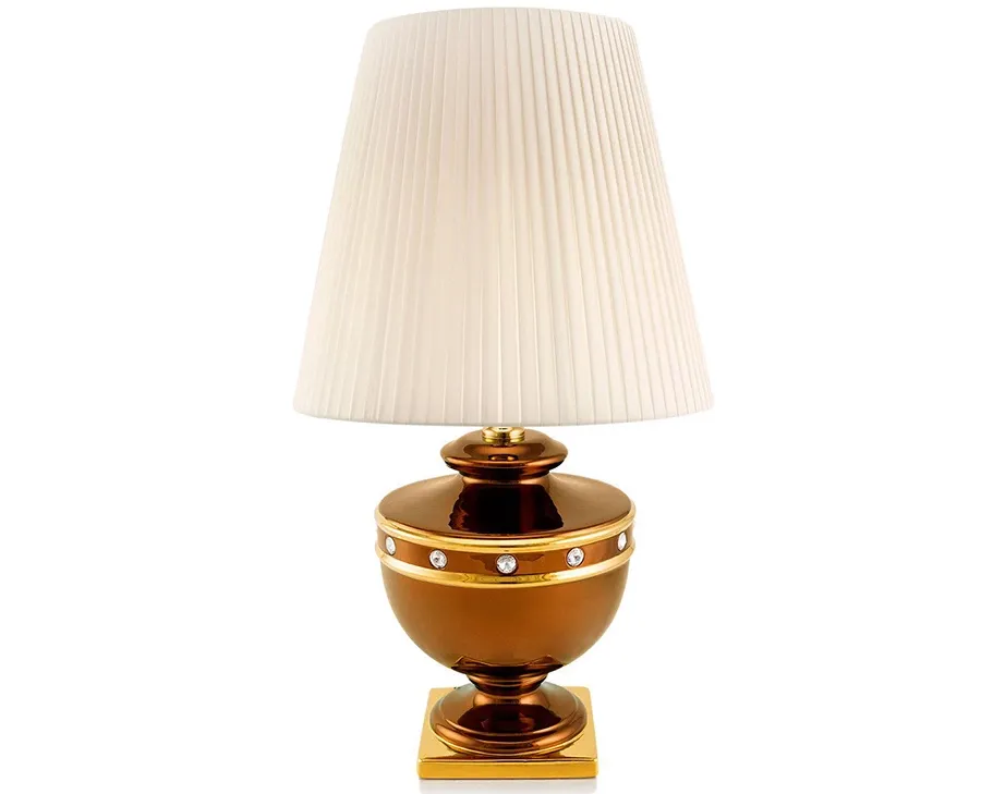 obrazek 1 Lampa z ceramiki  w kolorze kości słoniowej