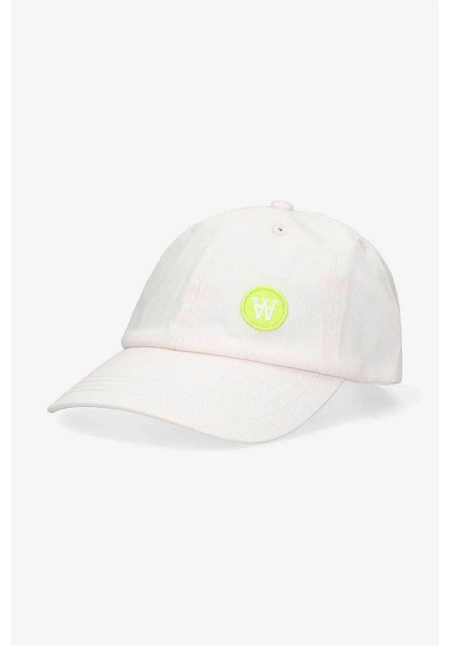 obrazek 1 Wood Wood czapka z daszkiem bawełniana Eli kolor biały z aplikacją 10250800.7083-OFFWHITE