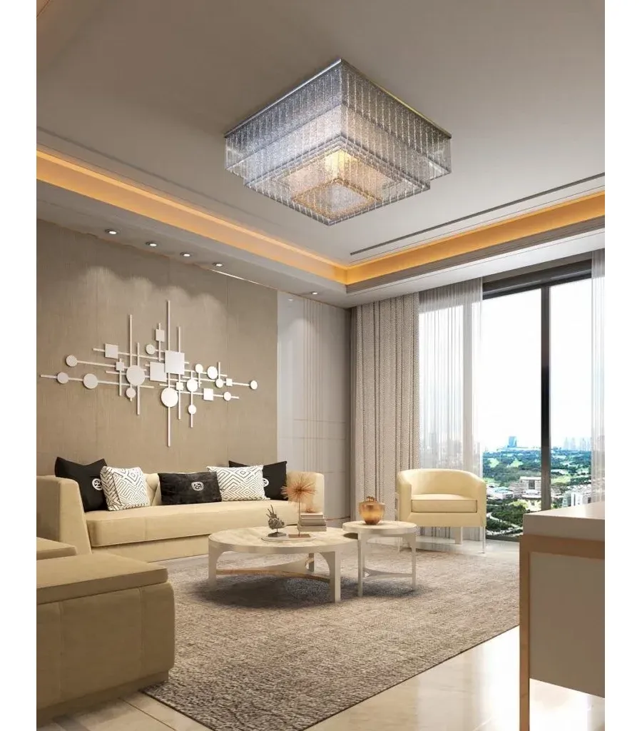 obrazek 1 Stylowa lampa sufitowa wykonana ręcznie ze szkła murano - prosto z Włoch