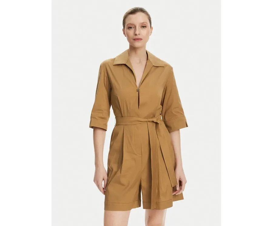 obrazek 1 Max Mara Beachwear Kombinezon Canard 2516241019 Brązowy Regular Fit