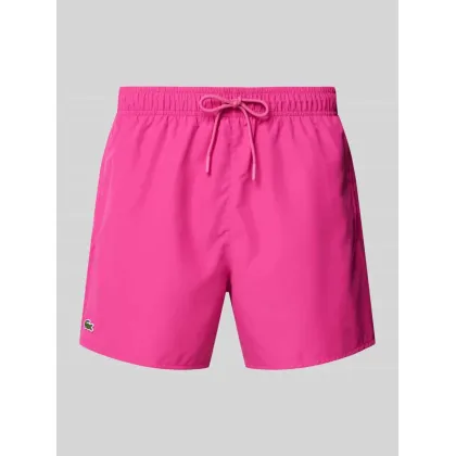Zdjęcie Spodenki kąpielowe o kroju regular fit z naszywką z logo