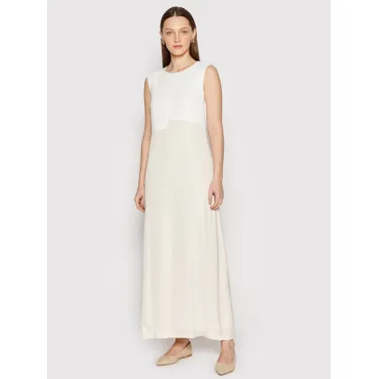 Zdjęcie Peserico Sukienka letnia E02951 Beżowy Relaxed Fit