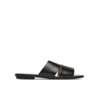 Zdjęcie Calvin Klein Klapki Flat Slide - Lth 2 Straps HW0HW02365 Czarny