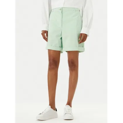 Zdjęcie Tommy Hilfiger Szorty materiałowe WW0WW42457 Zielony Regular Fit