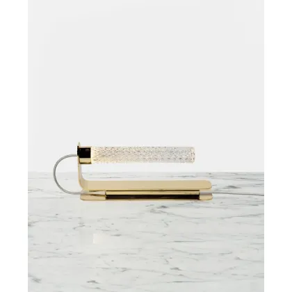 Picture A beautiful desk lamp with a glass diffuser