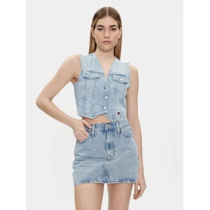 Zdjęcie Tommy Jeans Kamizelka DW0DW17684 Niebieski Regular Fit