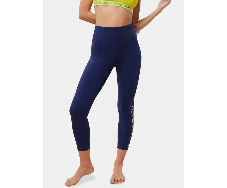 obrazek 1 Triumph Legginsy Cardio RTW 7/8 High Waist Leggings Logo 10215957 Granatowy Slim Fit