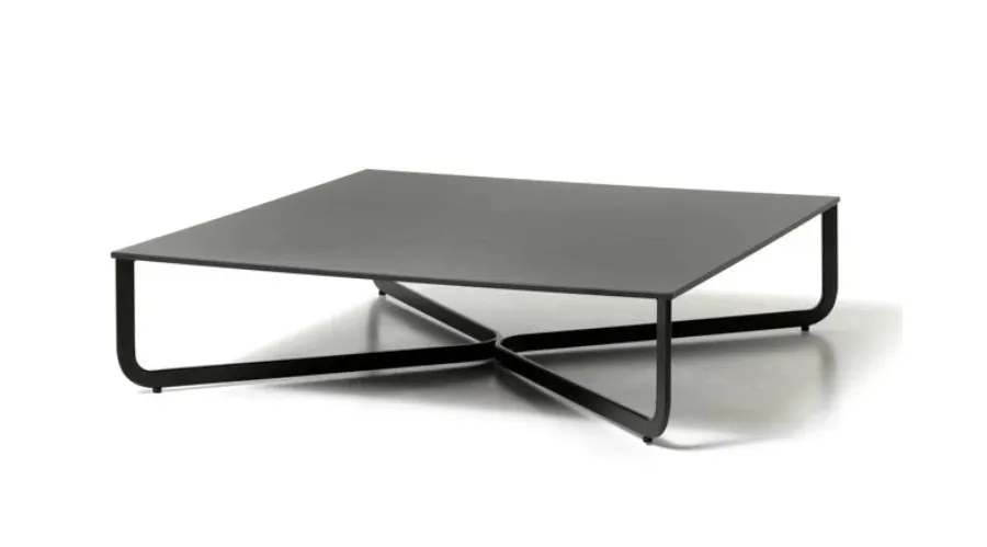 obrazek 1 Stylowy stolik kawowy XL z lakierowaną metalową strukturą