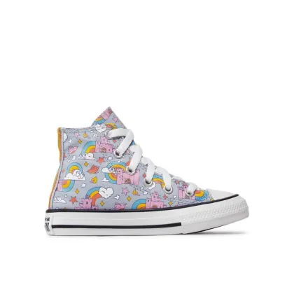 Zdjęcie Converse Trampki Chuck Taylor All Star Rainbow Castles 372943C Niebieski