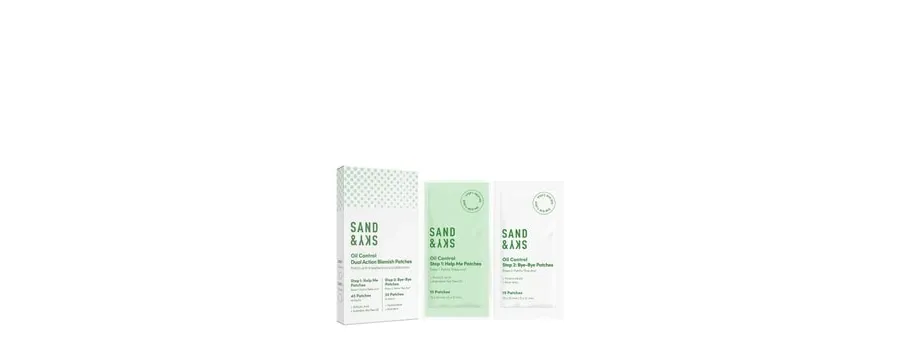 obrazek 1 Sand & Sky Oil Control Dual action blemish patches Plastry na wypryski 1 szt.