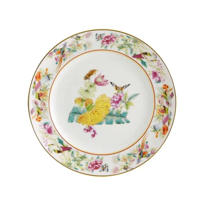 Zdjęcie Porcelanowy talerz deserowy Banan z unikatowej kolorowej kolekcji Paço Real - Vista Alegre