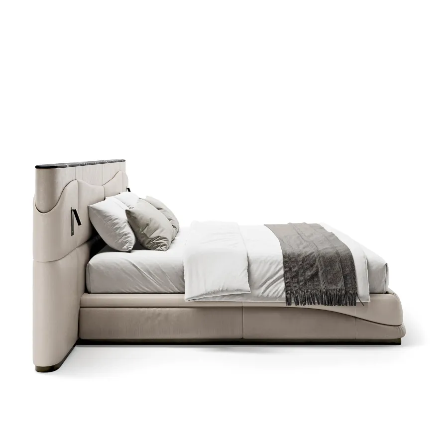 obrazek 5 Eleganckie włoskie łóżko do sypialni - styl modernistyczny