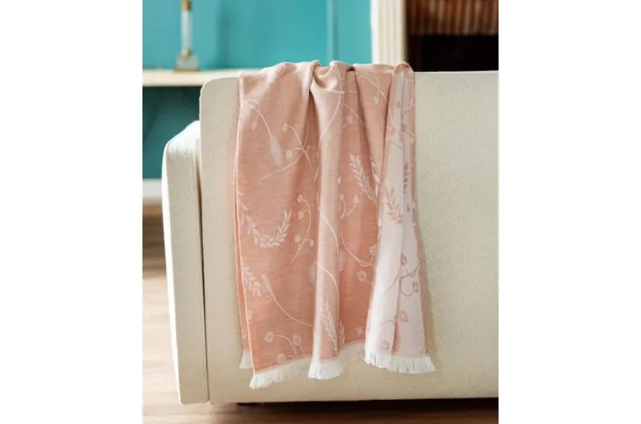 obrazek 1 Unikatowy kocyk, pled Chausey Rose 130x170 cm