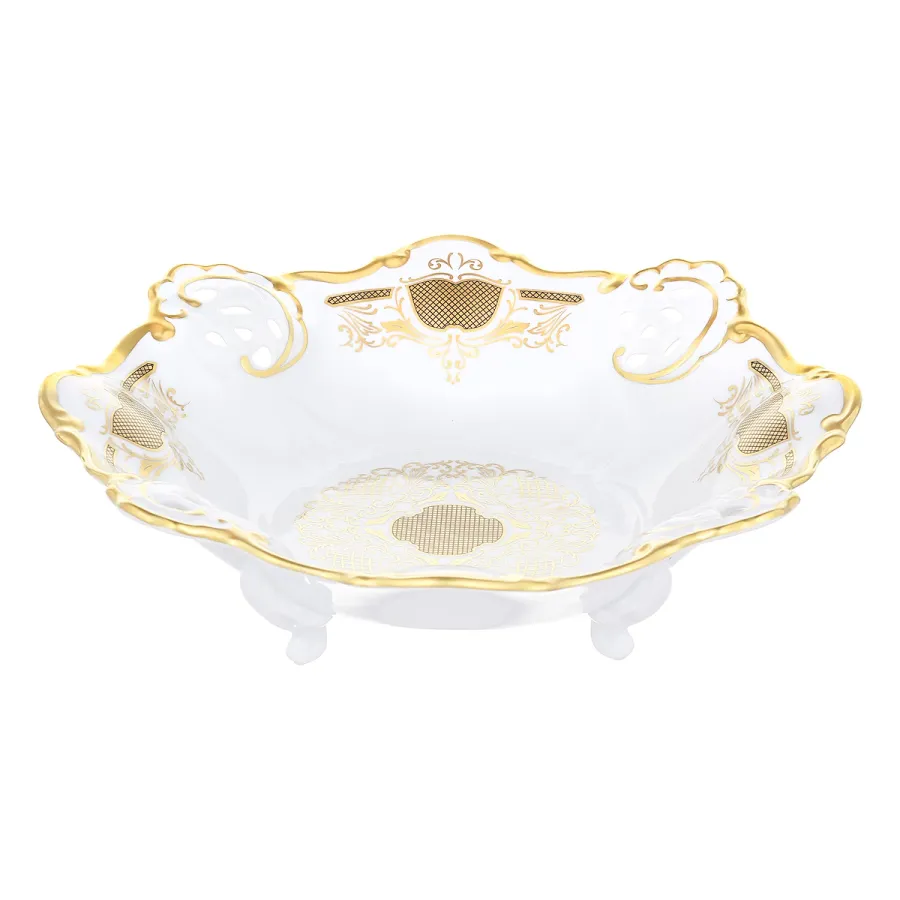 obrazek 1 Pozłacana misa z porcelany
