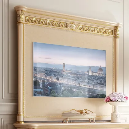 Zdjęcie Stylowa barokowa rama na telewizor z Włoch