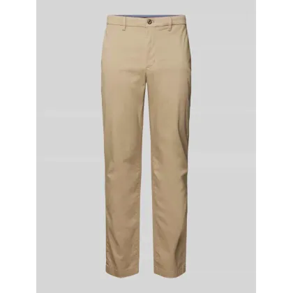 Zdjęcie Chinosy z prostą nogawką i fakturowanym wzorem model ‘DENTON’