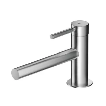 Zdjęcie Solidny kran do łazienki ze stali nierdzewnej