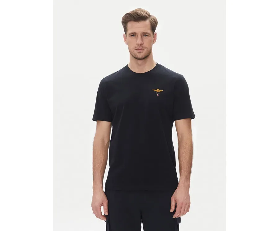 obrazek 1 Aeronautica Militare T-Shirt 251TS1580J372 Granatowy Regular Fit