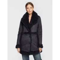 Zdjęcie Zadig&Voltaire Kożuch Festif WWCO00188 Czarny Regular Fit