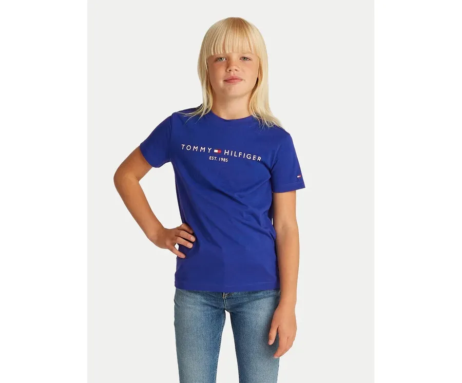 obrazek 1 Tommy Hilfiger T-Shirt Essential KS0KS00397 D Niebieski Regular Fit