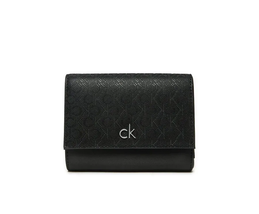 obrazek 1 Calvin Klein Mały Portfel Damski Ck Daily Medium Trifold_Mono K60K612841 Czarny