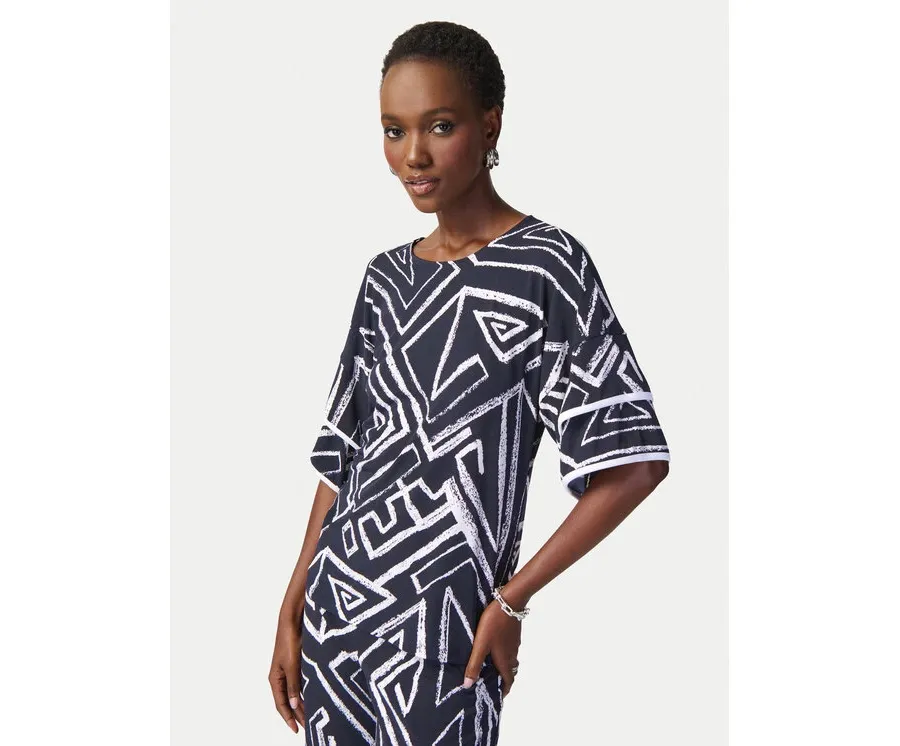 obrazek 1 Joseph Ribkoff T-Shirt 241123 Granatowy Regular Fit