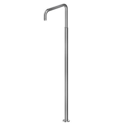 Zdjęcie Stylowa kolumna umywalkowa z kwadratową wylewką do łazienki