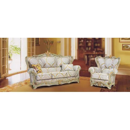 Zdjęcie Antyczna elegancka trzyosobowa sofa do wyjątkowego salonu – Morello Gianpaolo