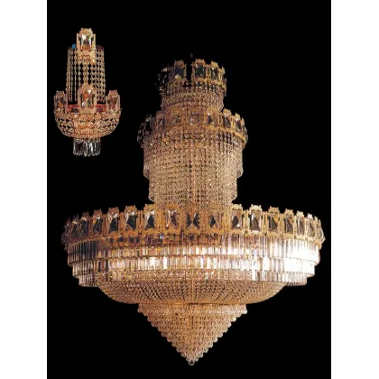 Zdjęcie Prestiżowy kryształowy żyrandol z włoch