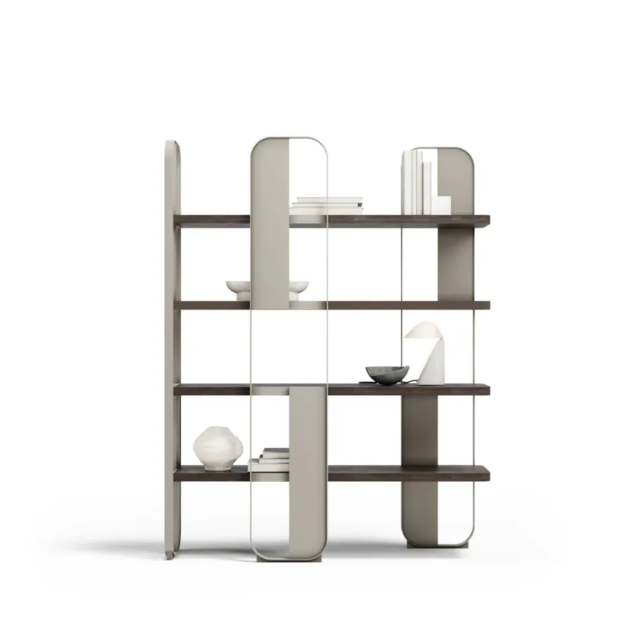 obrazek 3 Prestiżowa włoska biblioteczka do salonu lub gabinetu - styl modernistyczny