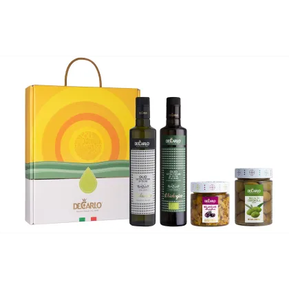 Zdjęcie Fantastyczny zestaw prezentowy z Włoch - oliwa z oliwek + przekąski