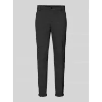 Zdjęcie Chinosy o kroju slim fit z dżerseju z przeszytym, podwiniętym zakończeniem nogawki