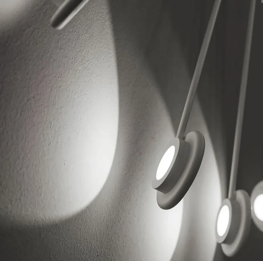 obrazek 2 Ozdobna lampa ścienna i sufitowa - biały kolor - 18x2W, 3780lm, 3000K