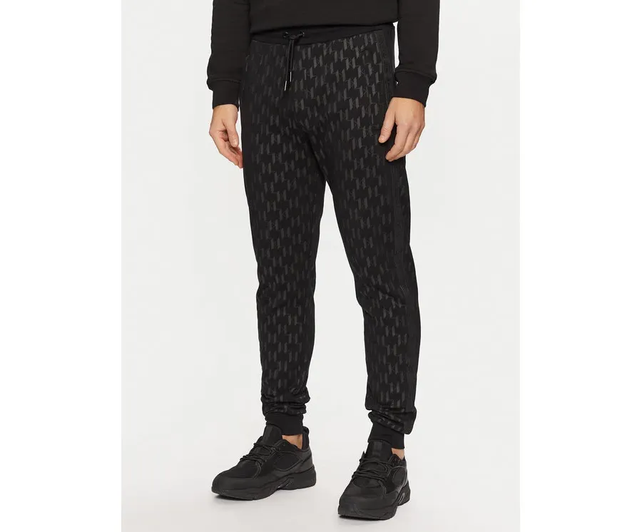 obrazek 1 KARL LAGERFELD Spodnie dresowe 705077 544950 Czarny Regular Fit