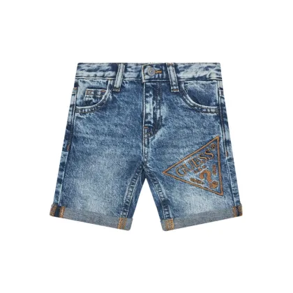 Zdjęcie Guess Szorty jeansowe N5GD16 D41E0 Niebieski Regular Fit
